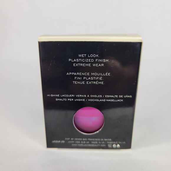 Marc Jacobs Enamored Lacquer Nail Colour "Oui!" 118 Pink Nail Polish Chrome Holo - Picture 6 of 7